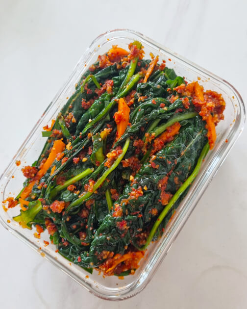 Kale Kimchi Recipe Sunway XFarms